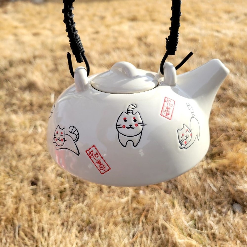 Japanese porcelain teapot /  japanese vintage teapot / japanese tea pot / Japane - Picture 7 of 7